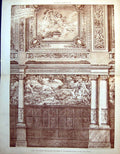 Old Print Wall Ceiling Decoration Room Walsingham House C Formilli 1898 19th