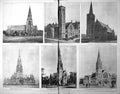 Old Antique Print Damaged Belfast St James Church Carlisle Memorial 1898 19th