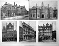 Antique Old Print Damaged Newcastle-On-Tyne Home Incurables Businesses 1898
