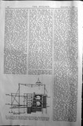 Old Section Coffer Dam Foundation-Stone Thames Embankment 1906 Builde 20th