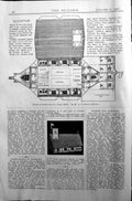 Old Diagram Construction Paper Modle Buildings Collard Architecture
