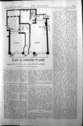 Old Print Plan Ground Floor Shop Wigmore Street Architecture 1906 Builder 20th