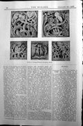 Old Architecture 1906 Builder Details Carving Wetheim Warehouse Berli 20th