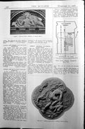 Old Architecture 1906 Builder Apollo Cast-Lead Figure Ingram House He 20th