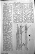 Antique Print Buttresses Beauvais Viollet-Le-Due Architecture 1906 Builder 20th