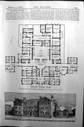 Old Ground Floor Plan Hackney Infirmary Finch Architecture 1906 Build 20th