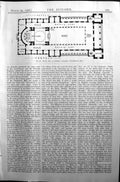 Old Print Plan Catholic Cathedral Christchurch Architecture 1906 Builder 20th