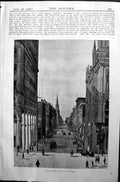 Old Street Sceen San Francisco America Architecture 1906 Builder Chid 20th