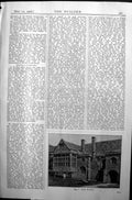 Original Old Antique Print South Wraxall House Architecture 1906 Builder 20th