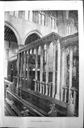 Original Old Antique Print Chancel Screen SouthwArchitecture 1906 Builder 20th