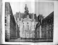 Old Print Hotel De Ville Versailles Courtyard Architecture 1906 Builder 20th