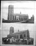 Antique Print St. Edmunds SouthwCathedral Church Architecture 1906 Builder