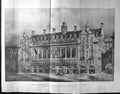Old Print Piccadilly Hotel Woodward Emden Shaw Architecture 1906 Builder 20th