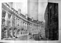 Antique Print Quadrant Regent Street Norman Shaw Architecture 1906 Builder