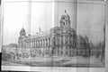 Old Print New War Offices Clyde William Young Architecture 1906 Builder 20th