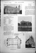Old Vintage Print Church Holy Cross Ardoyne St. Mary Cork Belfast 1917 0 20th