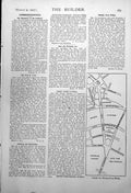 Antique Old Print Plans Charing Cross Bridge Suggestions New High Level 1917