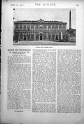 Old Print Palazzo Della Consulta Rome Street View Buildings Fountain 1917 20th