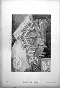 Antique Old Print Grove House Worth Perspective View Plan Am-Hogg Arct. 1917