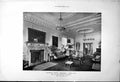 Antique Old Print Gargrave House Yorkshire Inner Hall Drawing Room Door 1917