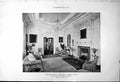 Old Print Gargrave House Yorkshire Drawing Room Business Fireplace 1917 20th