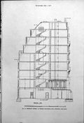 Old No 10 Berkeley St W Section Staircases Detail Front Building 1917