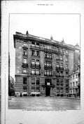 Antique Old Print No 10 Berkeley St W Front Building Ground Floor Plan 1917
