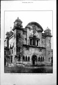 Antique Old Print Library Facade University S Wales Lloyds Bank Andover 1917