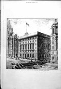 Old Design Cunard Offices Liverpool Preliminary Exterior Views 1917 20th