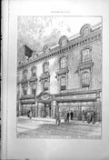 Old Print Business Premises Torquay Boots Chemist Cottage Chipstead 1917 20th