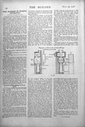 Old Vintage Print Diagram Domestic Cooking Range Brickwork For Coke 1918 20th
