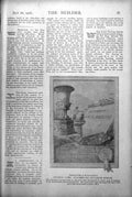 Antique Old Print Students Work Architectural Drawing William De Morgan 1918