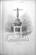 Old Print War Memorial Design Awg Slobbe Sculptor Sketch Passers By 1918 20th