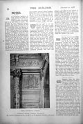 Old Print Australia House Strand London Carving Over Doorway Library 1918 20th