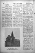 Antique Print St. Andrew'S Church West Kirby Cheshire Douglas Minshull 1918