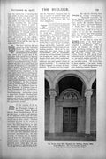Old Dudley Peter Allen Memorial Art Building Entrance Court Ohio 1918 20th