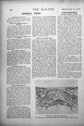 Antique Old Print New Architecture America Tolbooth Crail Frame Portrait 1918