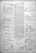 Antique Old Print Plans Regimental Buildings School Use Diagrams Housing 1918