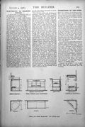 Old Print Home School Handicraft Wash Stand Clothes Box Table Plans 1918 20th
