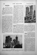 Original Old Vintage Print Laon Cathedral Exterior Undamaged View City 1918