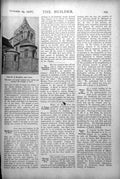Antique Print Church Bruyeres Near Laon Unknown If Escaped Ravages War 1918