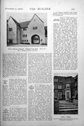 Old Print Gyde Orphanage House Ealing Suggest Imperial Circus London 1918 20th