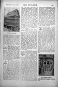 Old Vintage Print House Strasbourg Font Cathedral Post Office Boston 1918 20th