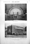 Old Bank Building Sidney Ohio Exterior Interior Vault Ventilation 1918 20th