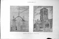 Old Print Sketches Cecil Claude Brewer Church Architectural Details 1918 20th