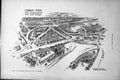 Old Print Madras Town Around Fort Saint George Working Class Houses 1918 20th