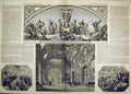 Old Antique Print 1858 Senate War Peace Paintings Lehmann France French 19th