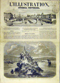 Original Old Antique Print 1858 Island-Of-GD'Or Koua-Tcheou Fort French 19th