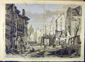 Original Old Antique Print 1858 School Demolitions Street Buildings French 19th