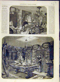Original Old Antique Print 1858 Sauvageot Collection Fine Art French Victorian